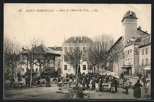 AK Saint-Marcellin, Place de l'Hotel de Ville