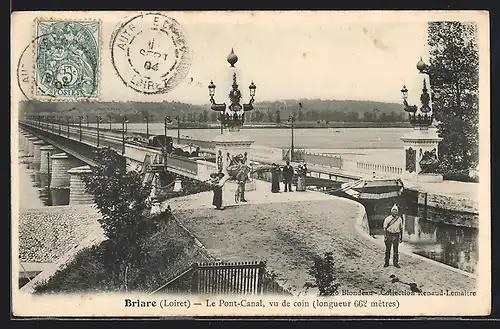 AK Briare, Le Pont-Canal, Kanalbrücke