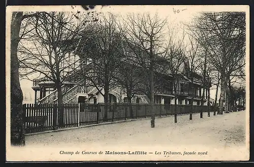 AK Maisons-Laffitte, Les Tribunes, Facade nord