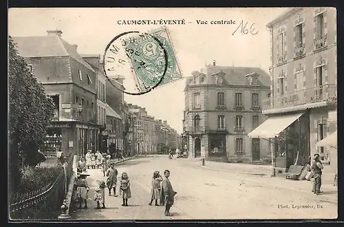 AK Caumont-l`Éventé, Vue centrale