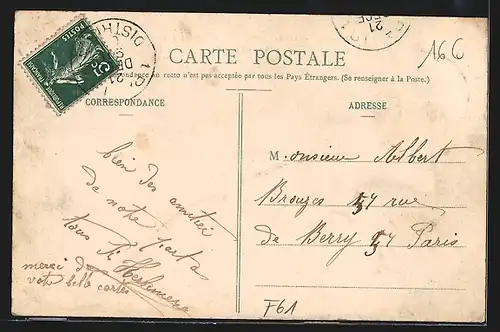 AK Carrouges, Les Fêtes 1908, La Place des Halles