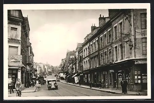 AK Saint-Quentin, Rue d`Isle, Strassenpartie