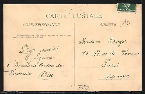 AK Amiens, Marché sur l'eau