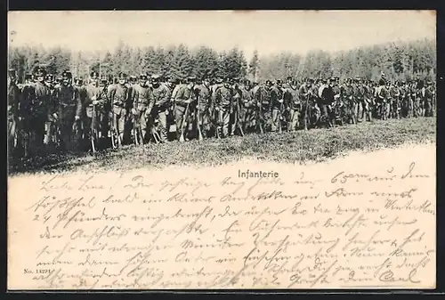 AK Schweizer Soldaten der Infanterie mit Gewehren
