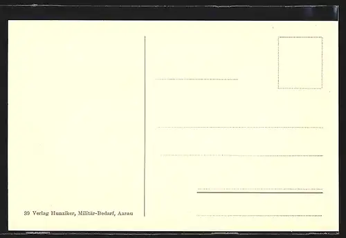 AK Drei schweizer Soldaten in Uniform im Armen-Asyl