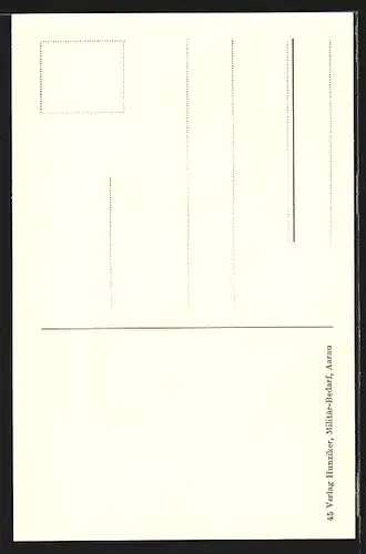 AK Soldat mit Brille denkt an Liebe