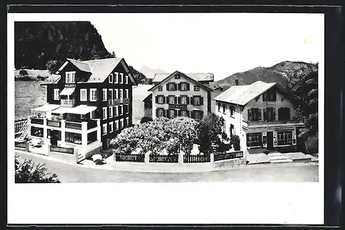 AK Seelisberg, Hotel Waldegg mit Chalet Montana und Dependance