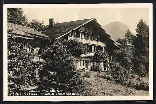 AK Villars-sur-Ollon, Chalet Rosemont (Annexe du Collège Champittet)