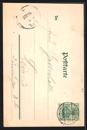 AK Jena, Johannisturm mit Strasse