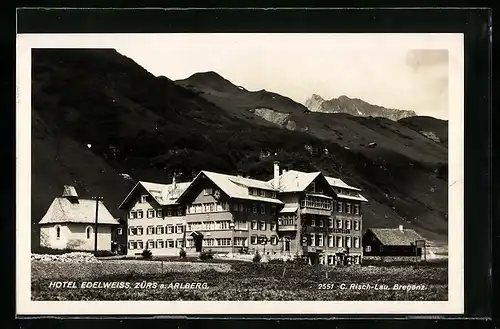 AK Zürs am Arlberg, Hotel Edelweiss
