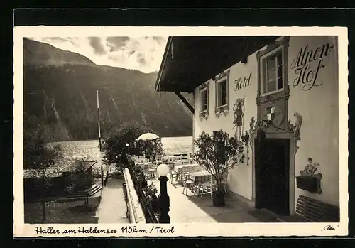 AK Nesselwängle, Haller am Haldensee, Hotel Alpenhof