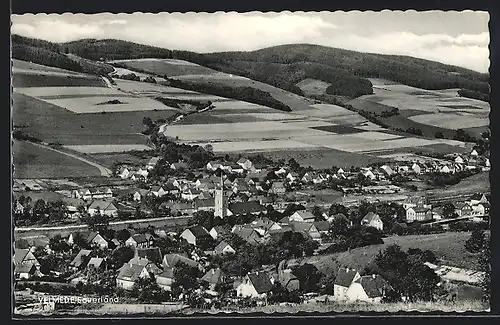 AK Velmede /Sauerland, Ortsansicht aus der Vogelschau