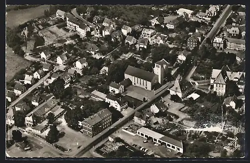 AK Bonn, Ortsansicht vom Flugzeug aus