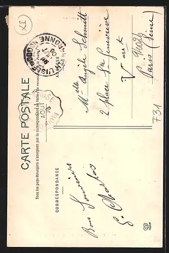 AK L`Isle-en-Dodon, Place de l`Eglise