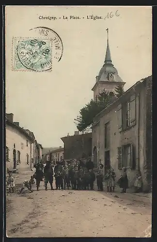 AK Chavigny, La Place, L`Eglise