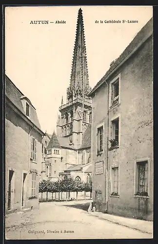 AK Autun, Cathédrale, le clocher