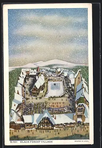 AK Chicago, International Exposition 1934, A Century of Progress, Black Forest Village