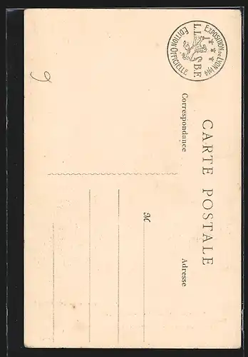 AK Lyon, Exposition Internationale 1914, Mobilier National, Bureau de Campagne de Napoléon I., Ausstellung