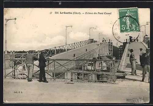 AK Le Guetin, Ecluse du Pont Canal