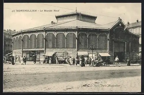 AK Montpellier, Le Marché Neuf, personnes