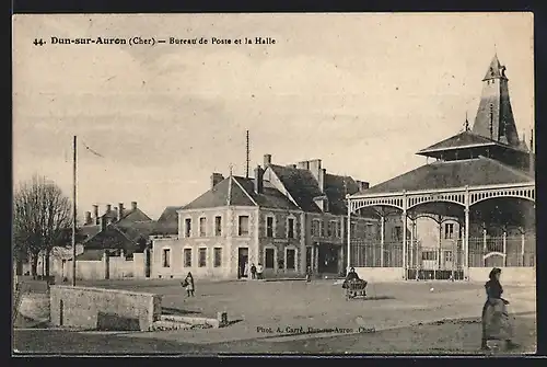 AK Dun-sur-Auron, Bureau de Poste et la Halle