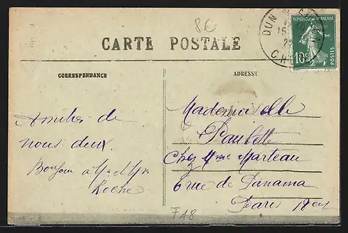 AK Dun-sur-Auron, Bureau de Poste et la Halle