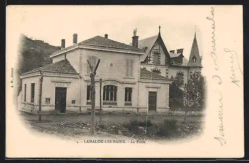 AK Lamalou-les-Bains, La Poste