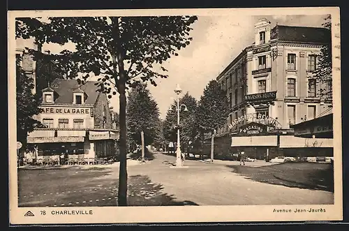 AK Charleville, Avenue Jean-Jaurès