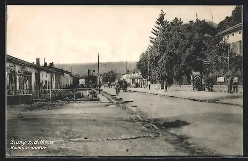 AK Sivry a. d. Maas, Komandantur mit Wachen