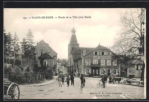 AK Salins-les-Bains, Entrée de la Ville côté Nord