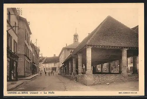 AK Condé-en-Brie, La Halle