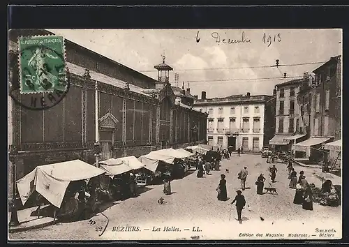 AK Béziers, Les Halles, au Marché