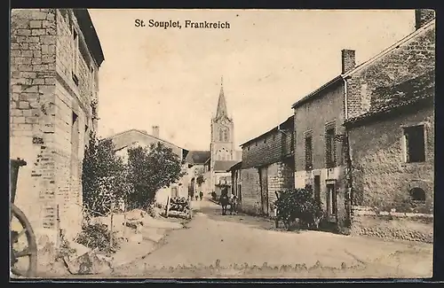 AK St. Souplet, Ortsansicht