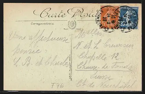 AK Rouen, Quai de Paris