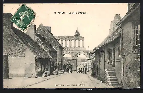 AK Autun, La Porte d`Arroux