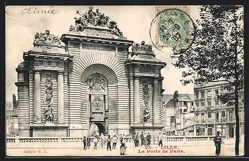 AK Lille, La Porte de Paris