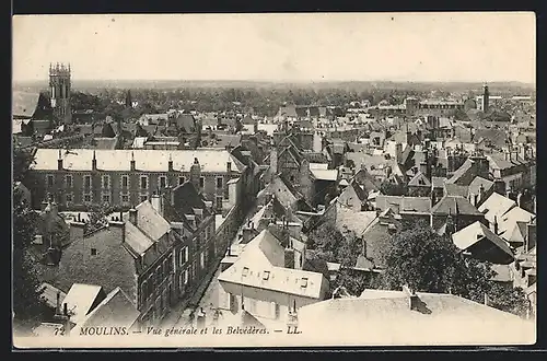 AK Moulins, Vue generale et les Belvédères