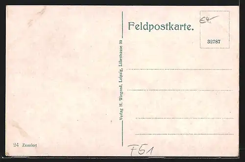AK Sainte-Marie-à-Py, Zerschossenes Dorf, Feldzug 1914 /17