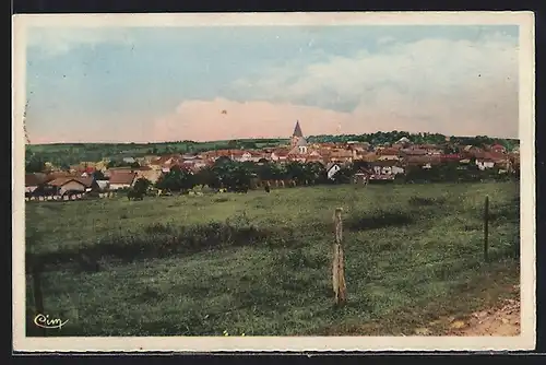 AK Bray-sur-Somme, Vue generale prise du chemin de Suzanne