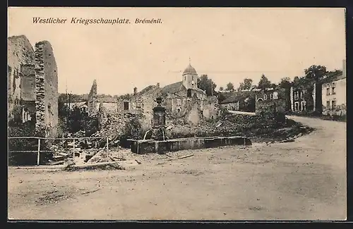 AK Bréménil, Westlicher Kriegsschauplatz