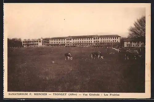AK Tronget, Sanatorium F. Mercier, Vue generale, Les Prairies