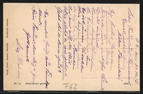 AK Berclau, belebte Strassenpartie mit Pferdefuhrwerk