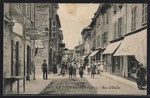 AK La Tour-du-Pin, Rue d`Italie