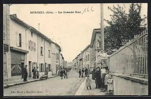 AK Miribel, La Grande Rue