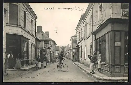 AK Aubigné, Rue principale