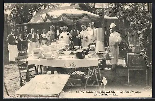 AK Saint-Germain-en-Laye, La Fête des Loges, La Cuisine