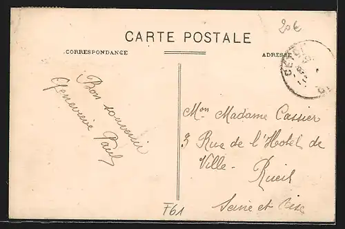 AK Ceton, Rue d`Authon, Strassenpartie