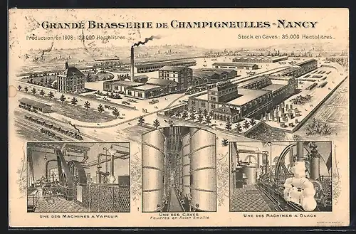 AK Champigneulles-Nancy, Grande Brasserie, Une des Machines a vapeur, Une des Caves