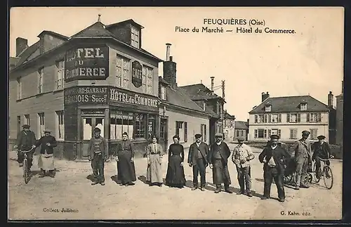 AK Feuquières, Place du Marché & Hôtel du Commerce