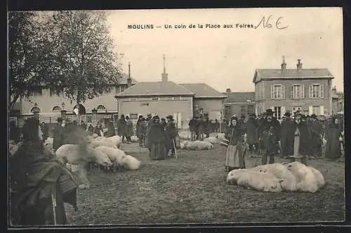 AK Moulins, Un coin de la Place aux Foires